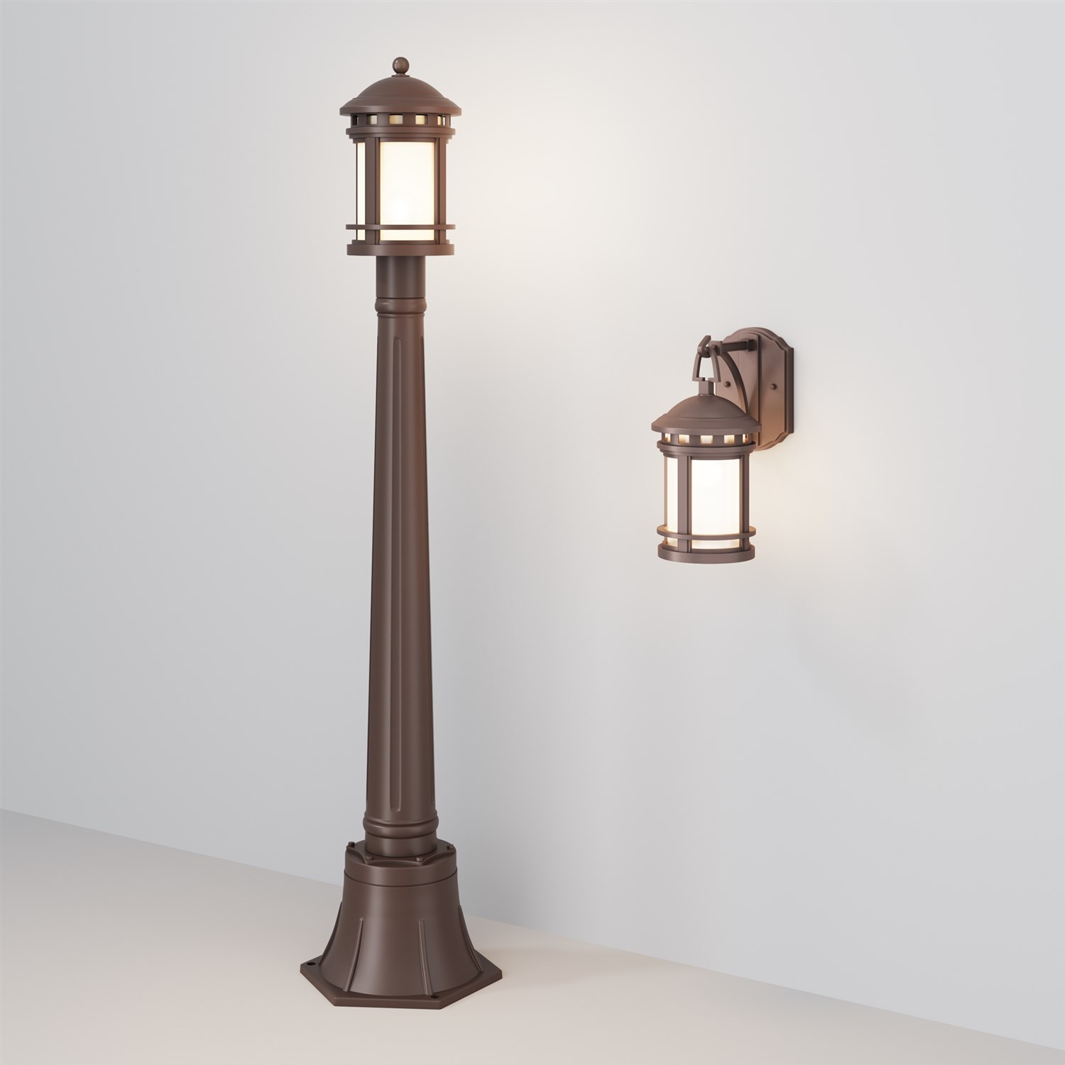Maytoni Outdoor Salamanca Ландшафтный светильник цвет: коричневый O031FL-01BR
