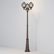 Maytoni Outdoor Via Садово-парковый светильник цвет: золото антик O023FL-03G