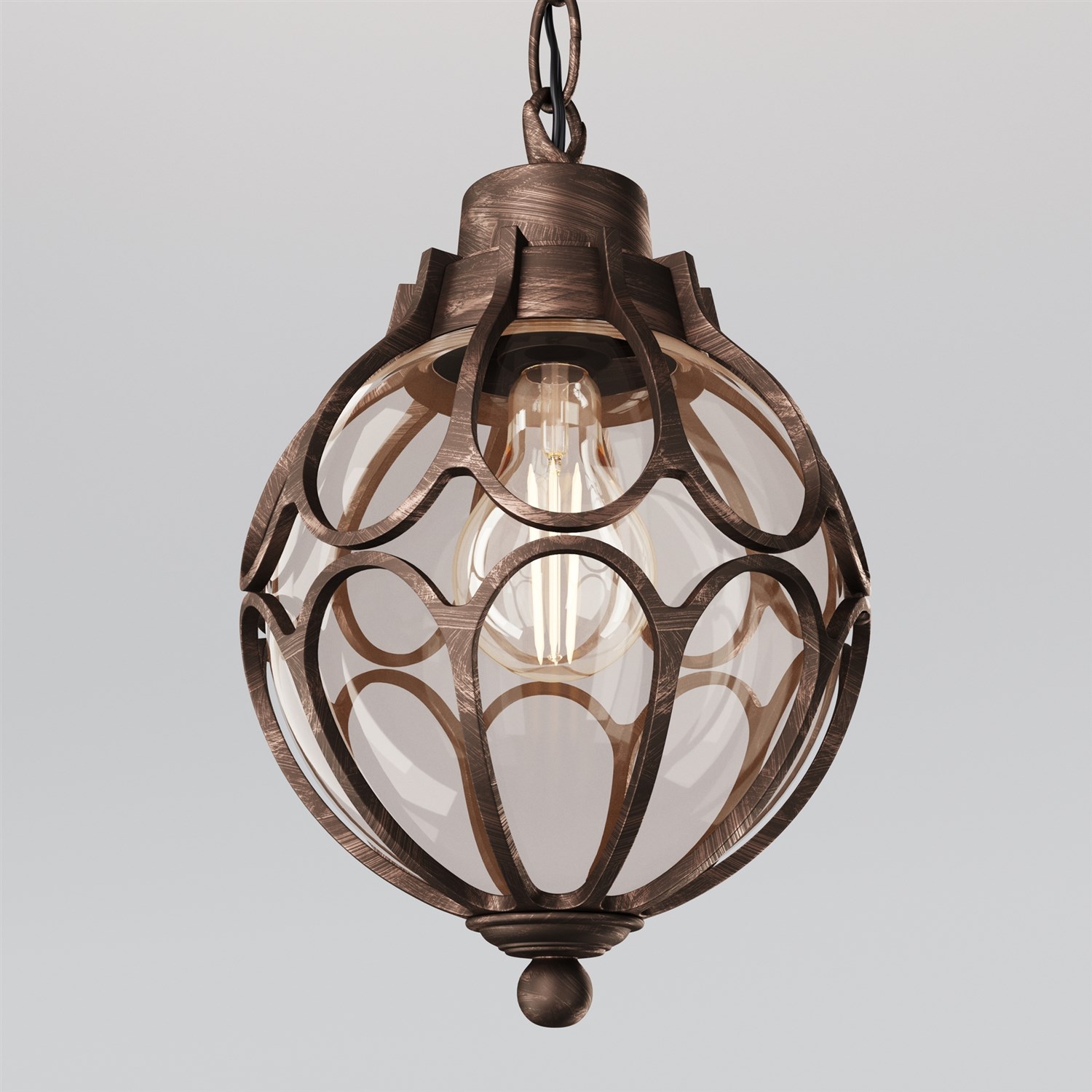 Maytoni Outdoor Via Подвесной светильник цвет: золото антик O024PL-01G
