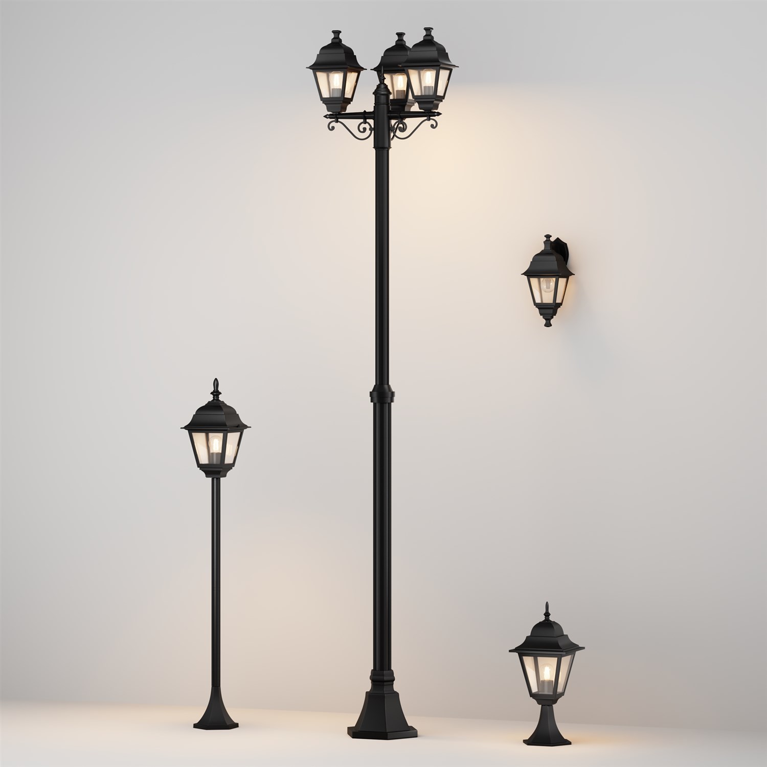 Maytoni Outdoor Abbey Road Ландшафтный светильник цвет: черный O003FL-01B