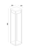 Maytoni Outdoor Baker Street Ландшафтный светильник цвет: черный O021FL-L10B3K